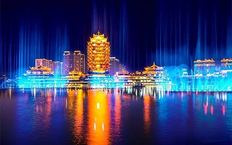 東坡城市濕地公園亮化照明案例