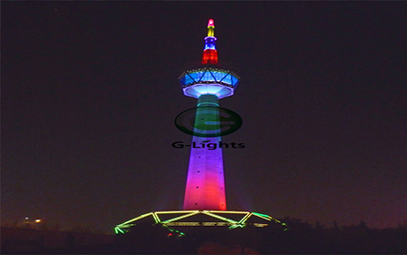 陜西省廣播電視發(fā)射塔塔身照明工程